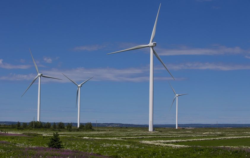 Photo d'éoliennes