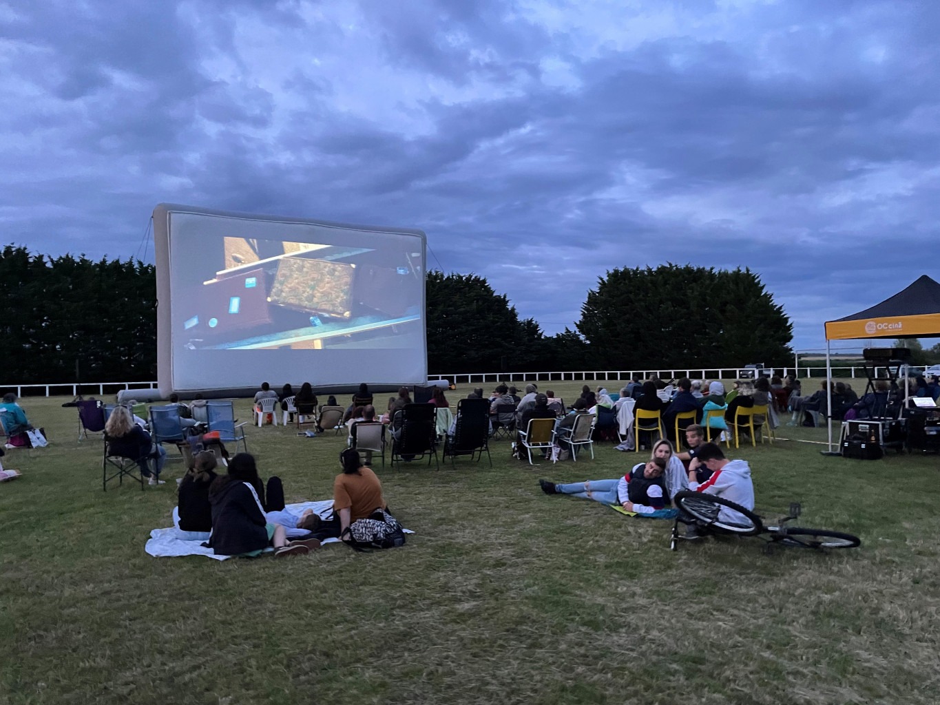 Cinéma en plein air à Thenay