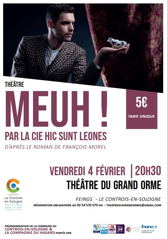 Affiche pièce de théâtre Meuh !