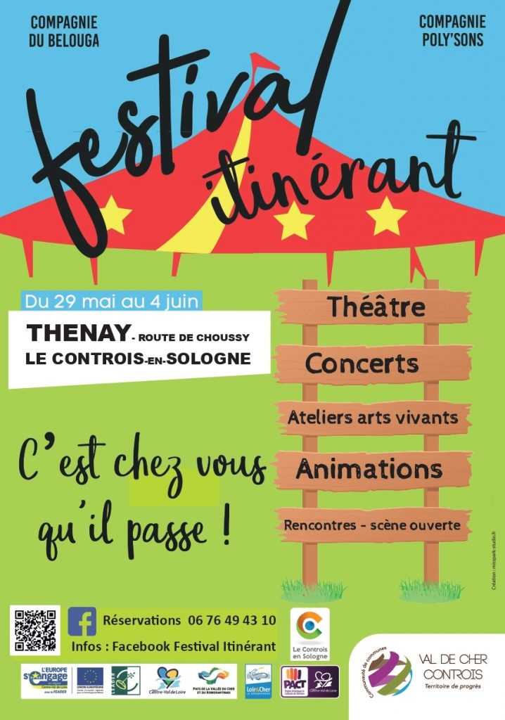 Festival itinérant sous chapiteau à Thenay