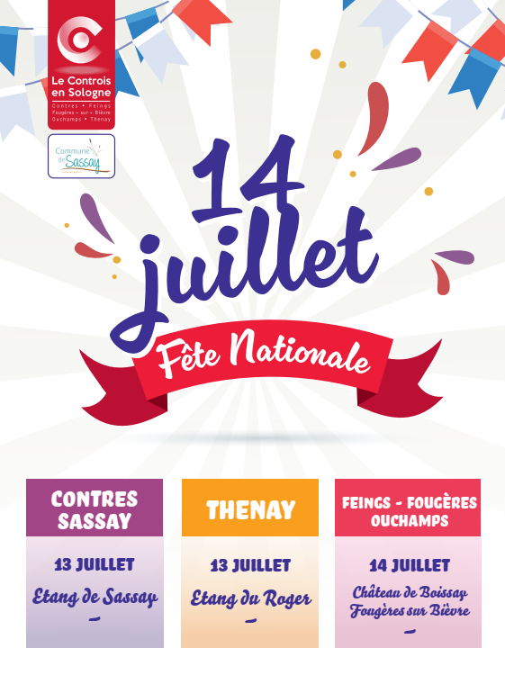 Festivités 13 et 14 juillet