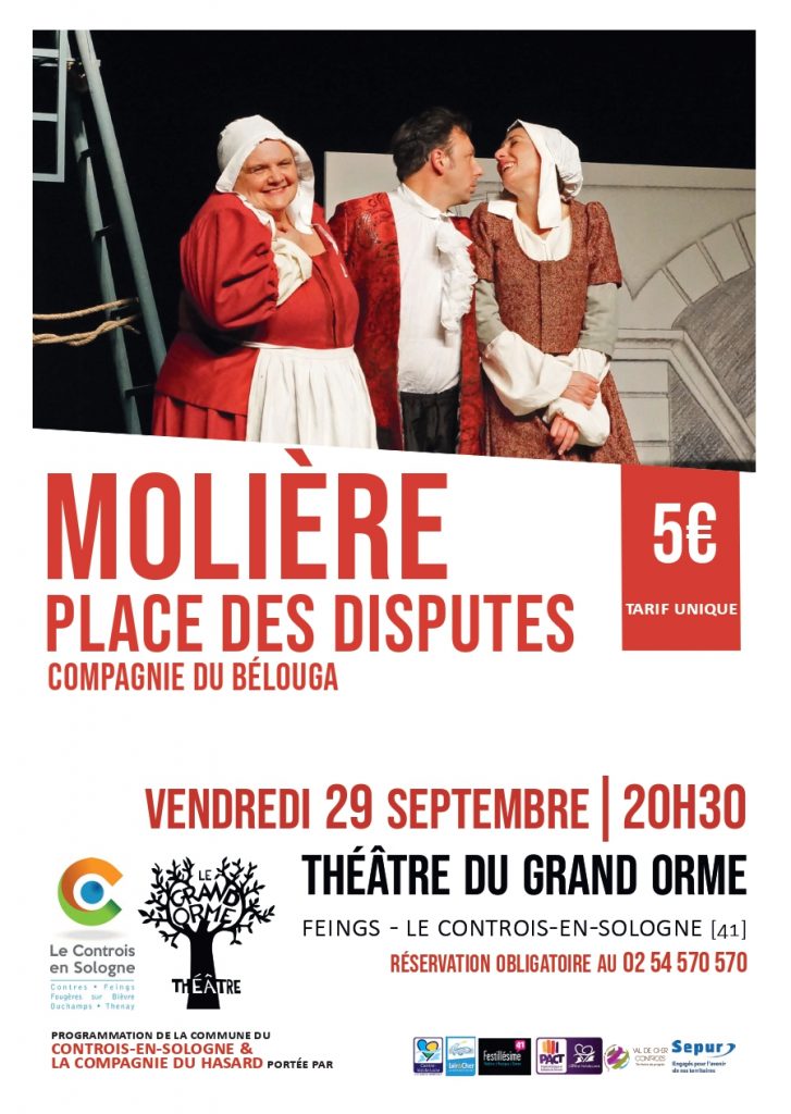 Molière, place des disputes