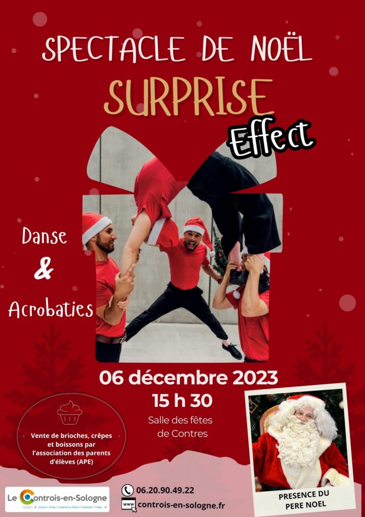 Spectacle de Noël « Surprise effect » 06/12
