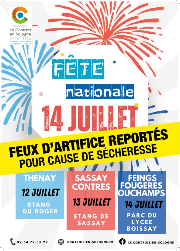 Fête nationale: Annulation des feux d’artifice
