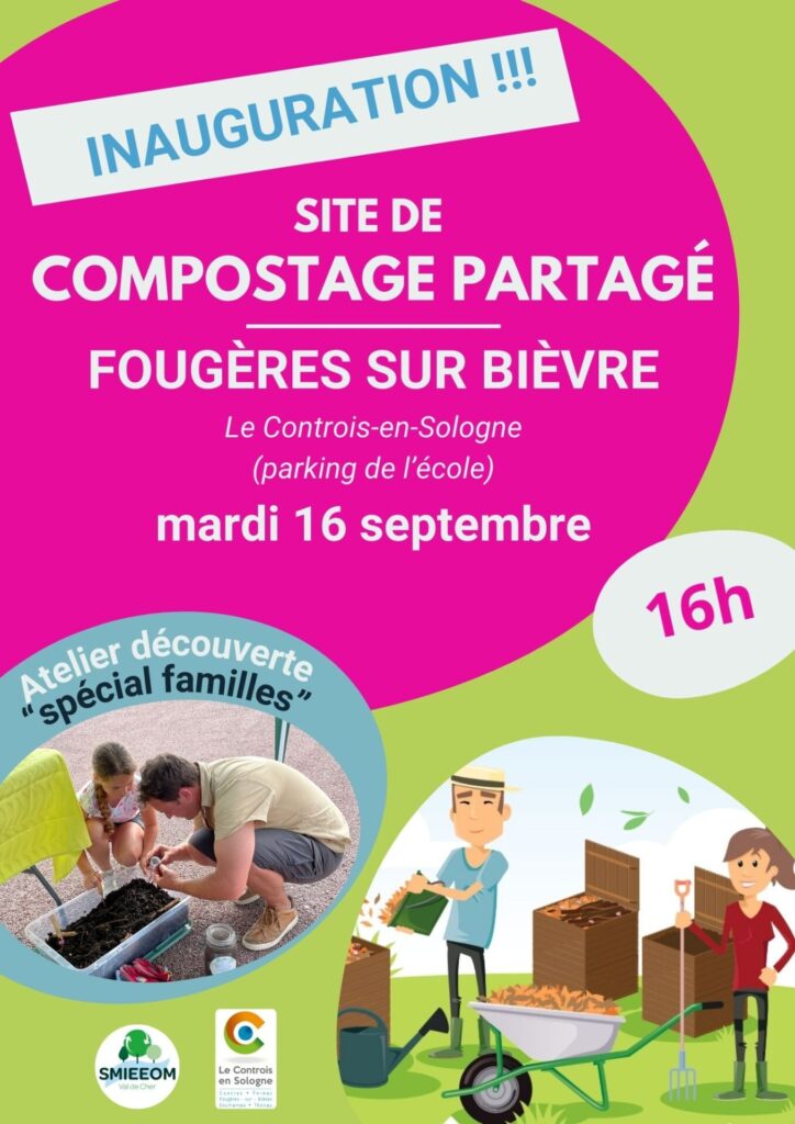 Inauguration site de compostage Fougères sur Bièvre